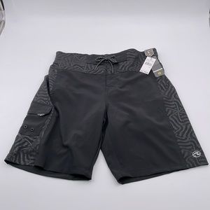 Ocean Current Men’s Boardshorts Swim Shorts Trunks‎ Board Shorts Black NWT